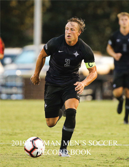 2019 Furman Men's Soccer Record Book