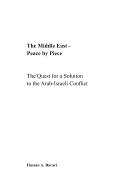 The Middle East - Peace by Piece