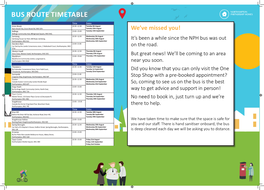 Bus Route Timetable