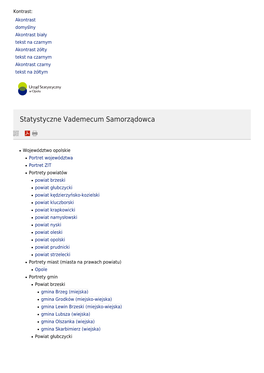 Urząd Statystyczny W Opolu / Statystyczne Vademecum