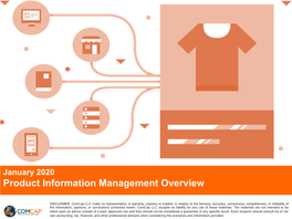 Product Information Management Overview