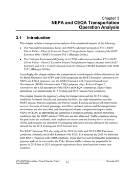 VTA's BART Silicon Valley—Phase II Extension Project Draft SEIS/SEIR