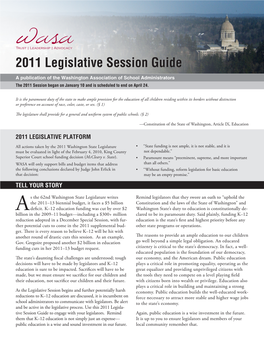 2011 Legislative Session Guide