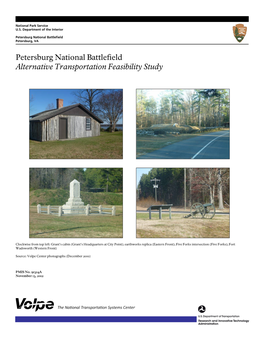 Petersburg National Battlefield Alternative Transportation Feasibility Study