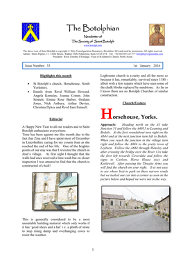 The Botolphian Newsletter of the Society of Saint Botolph