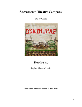 Sacramento Theatre Company Deathtrap