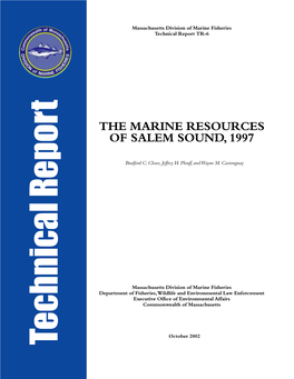 The Marine Resources of Salem Sound, 1997