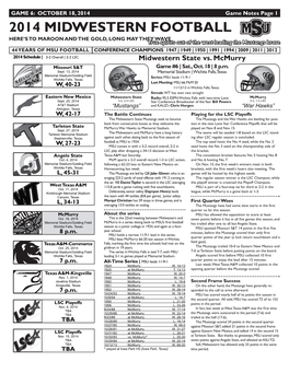 2014 Midwestern Football