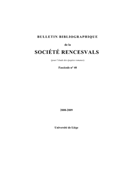 Société Rencesvals