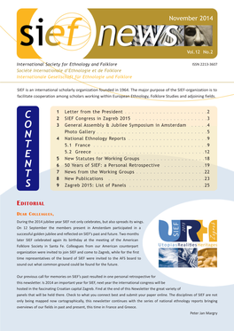 Newsletter 2014 No. 2 (PDF)