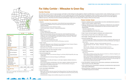 Fox Valley Corridor – Milwaukee to Green
