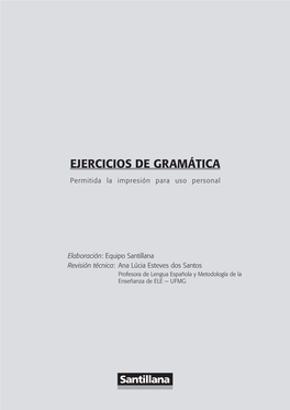 Ejercicios De Gramática