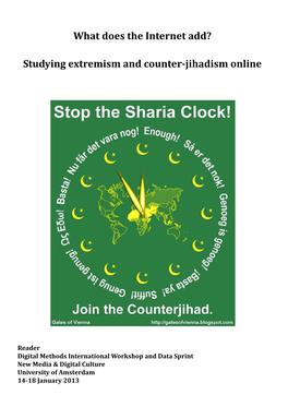 Studying Extremism and Counter-Jihadism Online