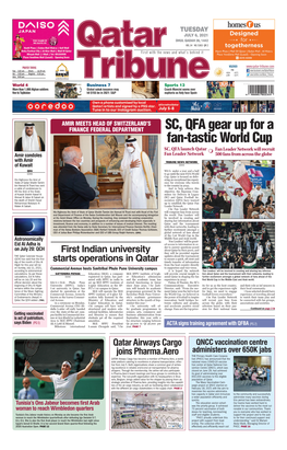 SC, QFA Gear up for a Fan-Tastic World Cup SC, QFA Launch Qatar Fan Leader Network Will Recruit Amir Condoles Fan Leader Network 500 Fans from Across the Globe