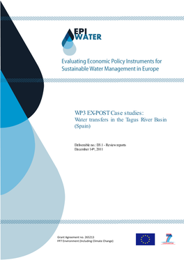 Water Transfers in the Tagus River Basin (Spain)