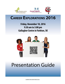 Career Explorations 2016