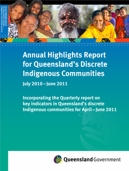 Annual Highlights Report for Queensland's Discrete Indigenous