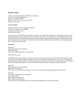 Integrating Niche Areas Into Regional Studies Through Microtopographic Survey