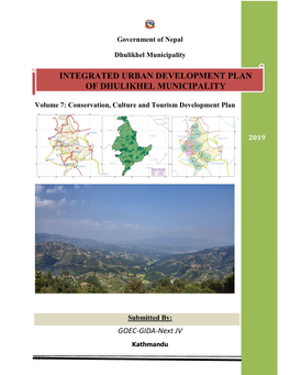 Integrated Urban Development Plan of Dhulikhel Municipality 2019