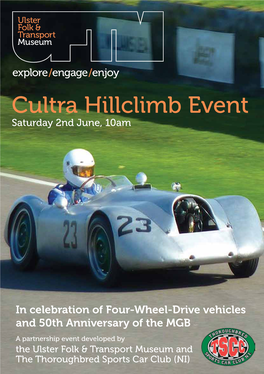 Cultra Hillclimb Event Saturday 2Nd June, 10Am