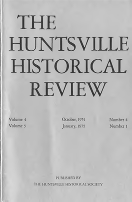 The Huntsville Historical Review