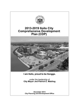 2013-2019 Iloilo City Comprehensive Development Plan (CDP)