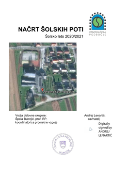 Načrt Šolskih Poti 2020/2021