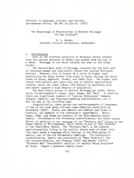 Patterns in Language, Culture, and Society: Sub-Saharan Africa. OSU WPL 19.125-141 (1975)