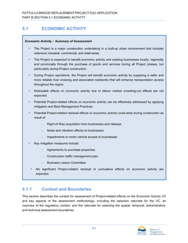 Pattullo Bridge Replacement Project EAC Application: Part B Section 5.1