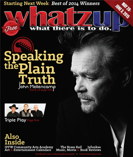 John Mellencamp------Speaking the Plain Truth by Mark Hunter Take