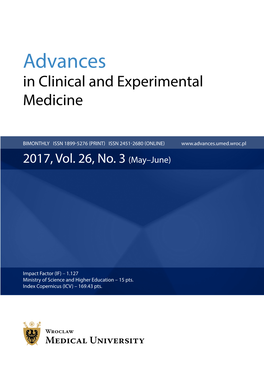 Advances in Clinical and Experimental Medicine