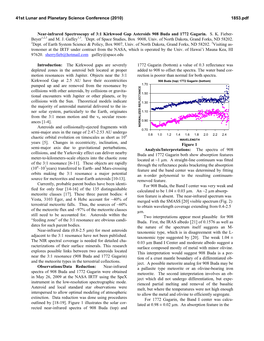 Near-Infrared Spectroscopy of 3:1 Kirkwood Gap Asteroids 908 Buda and 1772 Gagarin