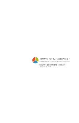 Town of Morrisville Comprehensive Transportation Plan Update