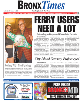 Bronx Times: September 28, 2018