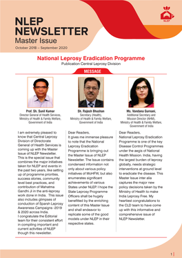 NLEP NEWSLETTER Master Issue October 2018 – September 2020