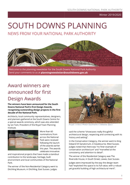 South Downs Planning News from Your National Park Authority