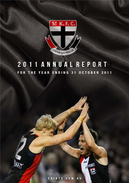 2011 Annual Report for the Year Ending 31 October 2011