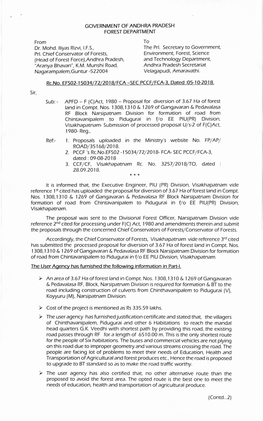 L. Proposals Uploaded in the Ministly's Website No- FP/AP/ ROAD/3St68/2018