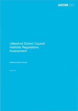 Uttlesford District Council Habitats Regulations Assessment