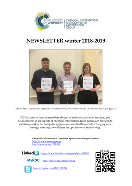 NEWSLETTER Winter 2018-2019