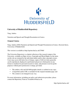 University of Huddersfield Repository