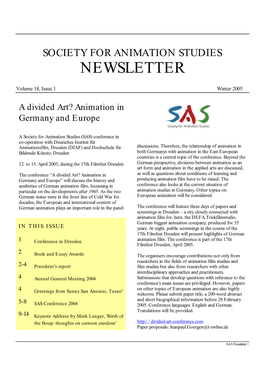 SAS Newsletter 2005