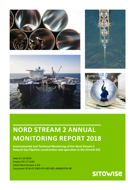 Nord Stream 2 Annual Monitoring Report