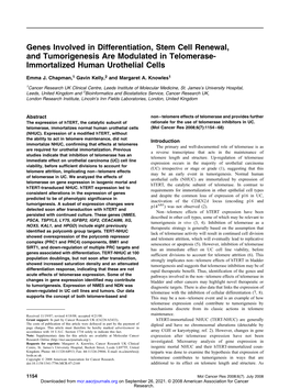 Immortalized Human Urothelial Cells