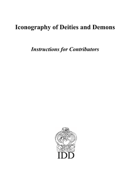 Iconography of Deities and Demons