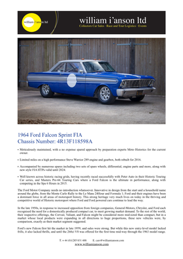 1964 Ford Falcon Sprint FIA.Pages