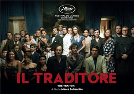 IL TRADITORETHE TREATOR a Film by Marco Bellocchio with Pierfrancesco Favino, Maria Fernanda Candido, Luigi Lo Cascio