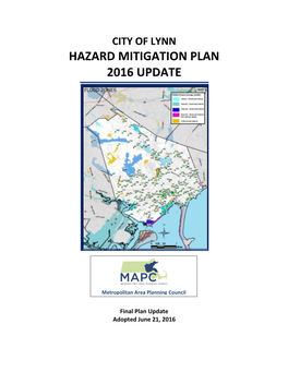 Hazard Mitigation Plan 2016 Update