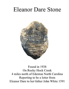 Eleanor Dare Stone