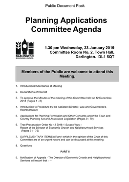 (Public Pack)Agenda Document for Planning Applications Committee